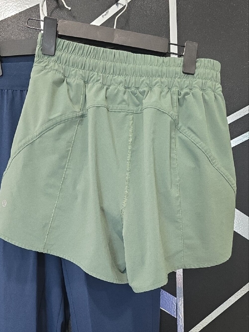 lululemon athletica Sage Green Elastic-Waist Athletic Shorts - Picture 2 of 8